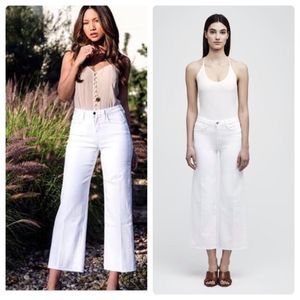 L’Agence NWT Danica White Raw Hem Jeans sz31